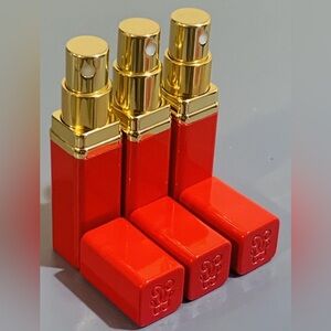 3 Guerlain Samsara Shine Red Eau De Toilette Refillable Spray 0.15 fl.oz edt